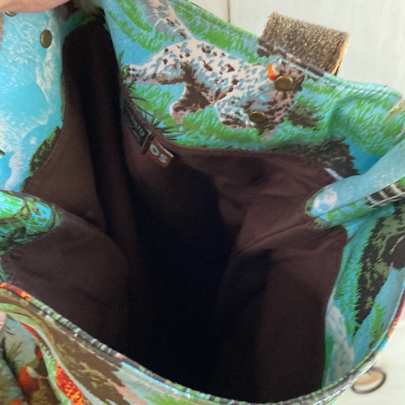 Vintage RARE Goorin Backpack Hunting Pattern 🚨 (upper/side zipper not operating - Picture 10 of 11